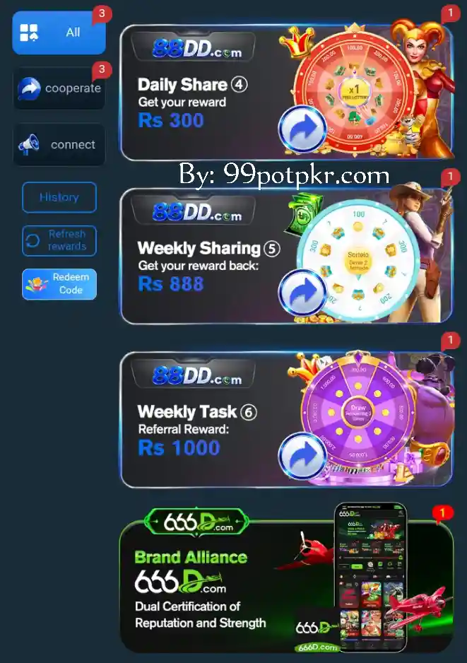88DD Game Bonuses and Rewards