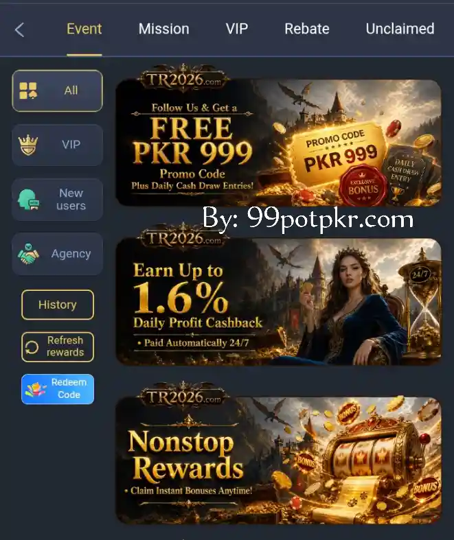 TR2026 Game Promotions and Rewards